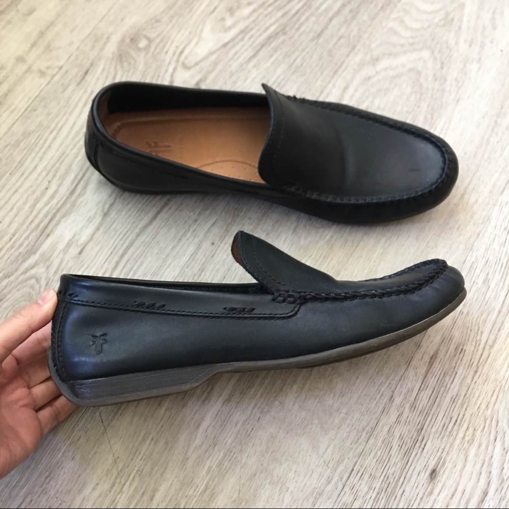 FRYE Lewis Venetian Loafers Black 7 / 6.5